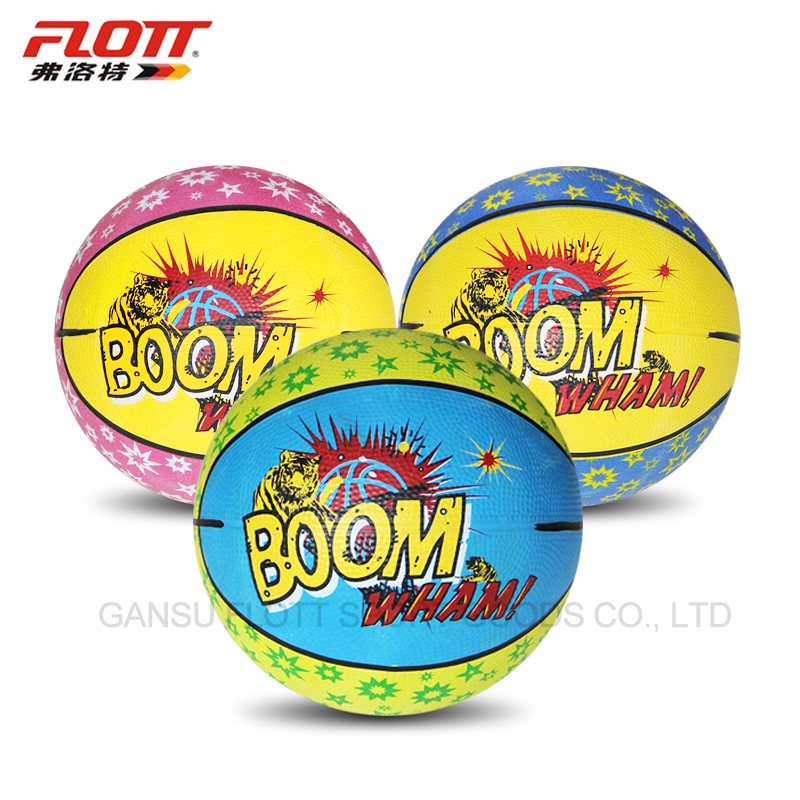 FBA-0071 FLOTT Size 3 Chromatic Rubber Basketball
