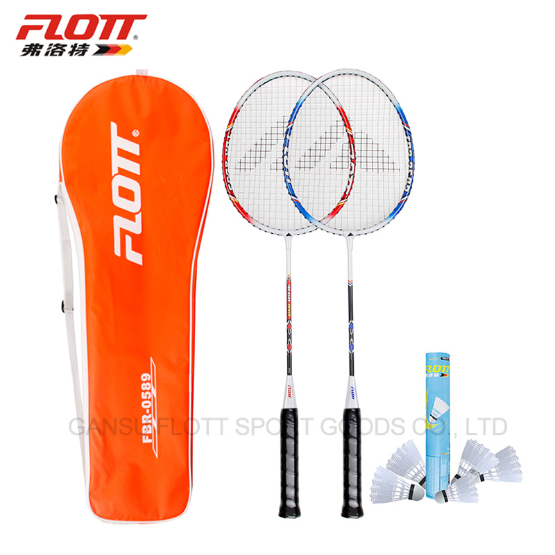<b>FBR-0589  FLOTT Aluminum alloy badminton set (2 racket + 12</b>