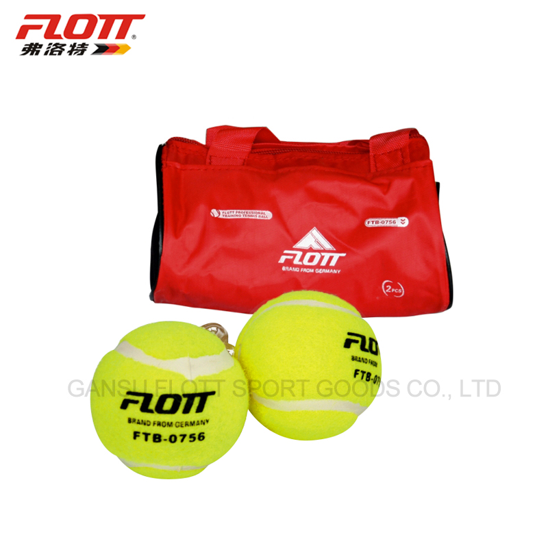 FTB-0756  FLOTT Training tennis ball (2 balls with rubber ro