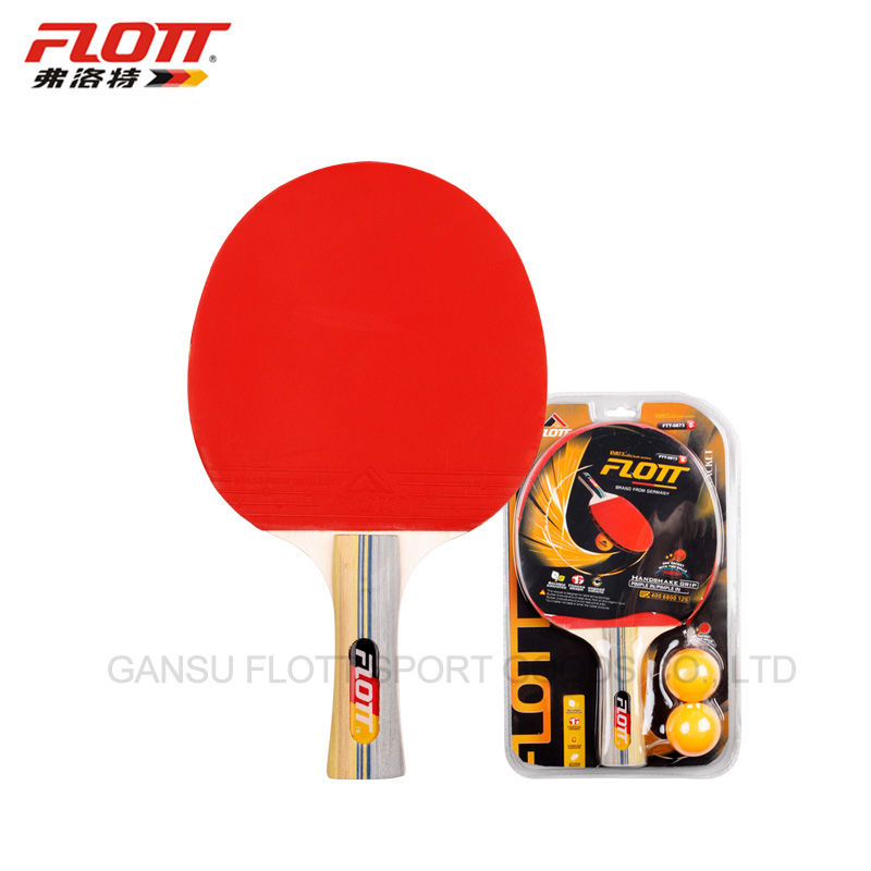FTT-0873  FLOTT pimple-in long handle table tennis racket (1