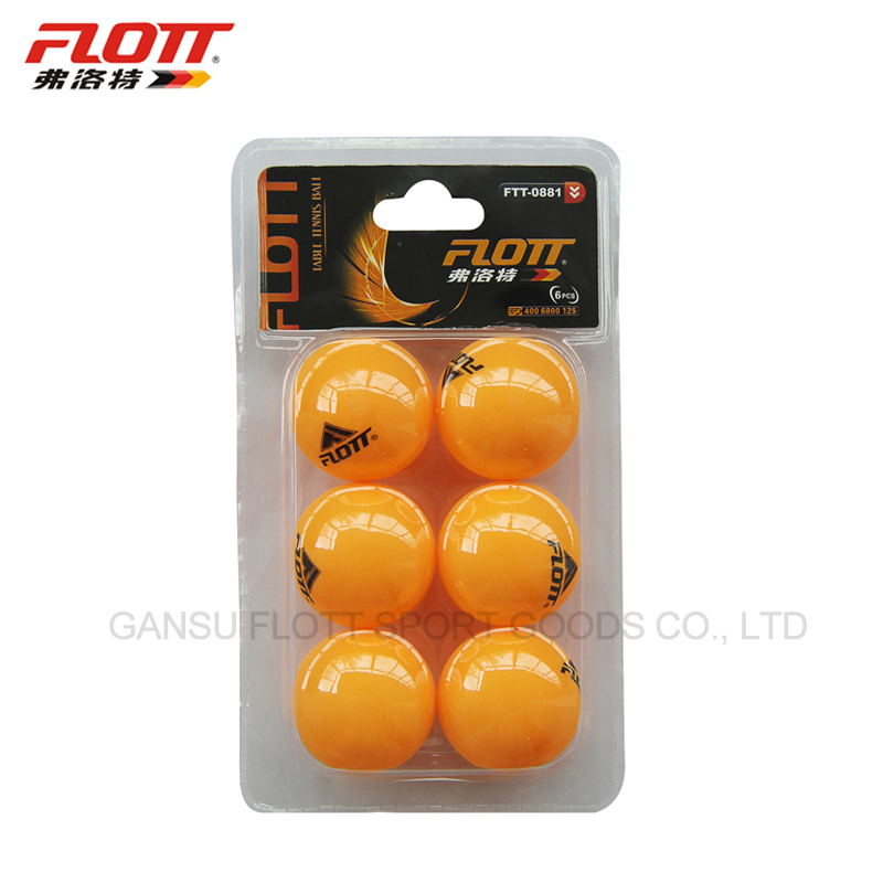 FTT-0881 FLOTT 6pcs ABS table tennis ball