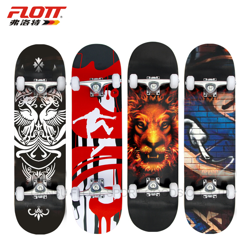 FSB-1677 FLOTT 31 Pro Complete Skateboard 7 Layer Maple wood Skateboard Deck  for  pro skater