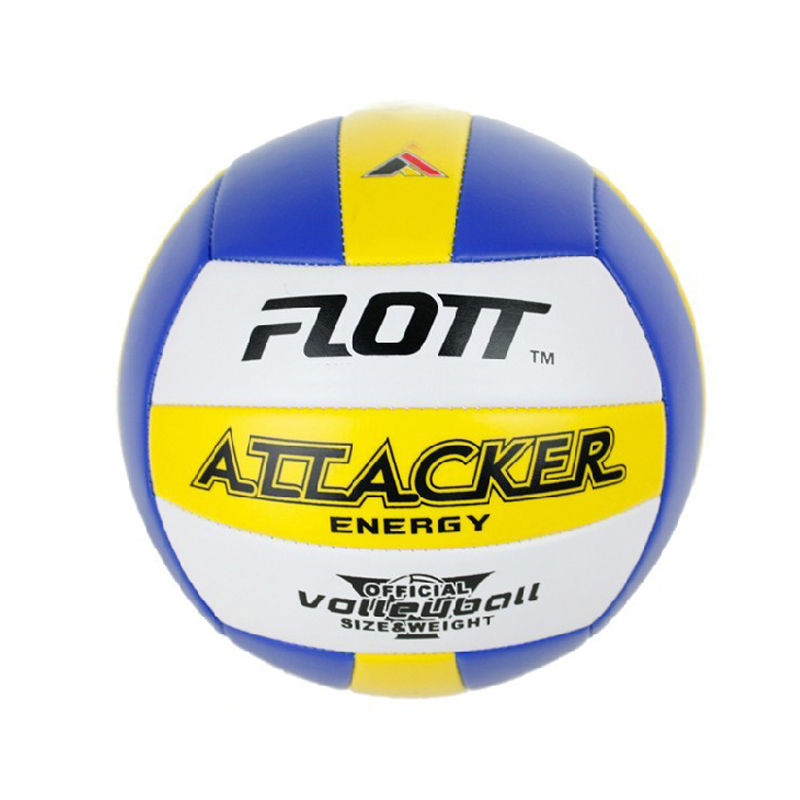 <b>FVO-0224  FLOTT High quality  Laminated Foaming PVC  Beach ball Official size Weight Stitched Volleyb</b>