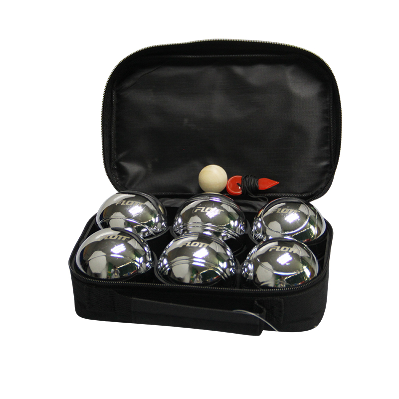 <b>FZB-0176 FLOTT Chrome Petanque ball set  (6 balls)</b>